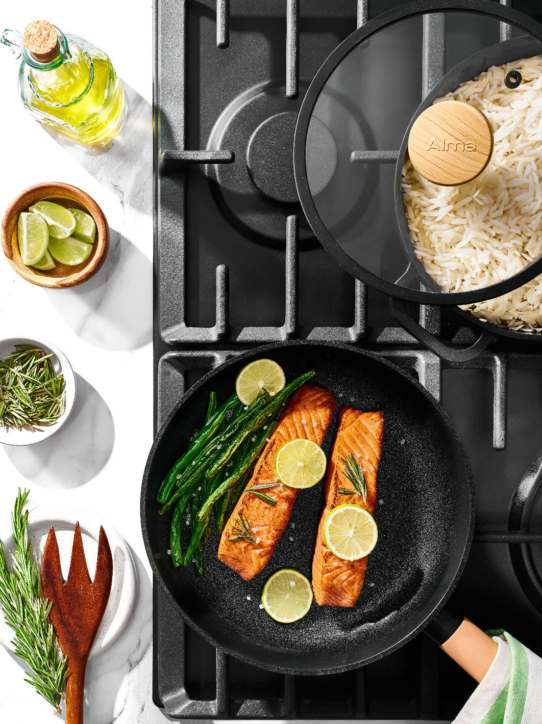 Alma Ceramic  Frying Pan 24 cm