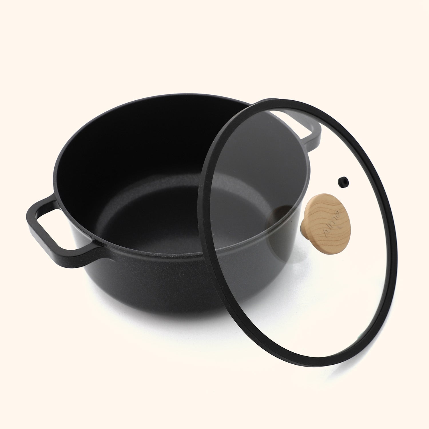 3-Piece Ceramic Cookware Set (Handles included)