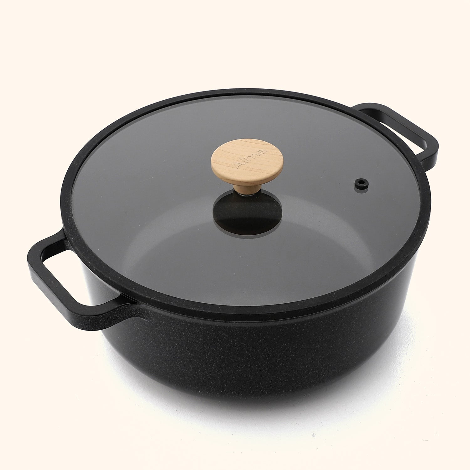 5-Piece Ceramic Cookware Set (Handles included) - Black COMING SOON
