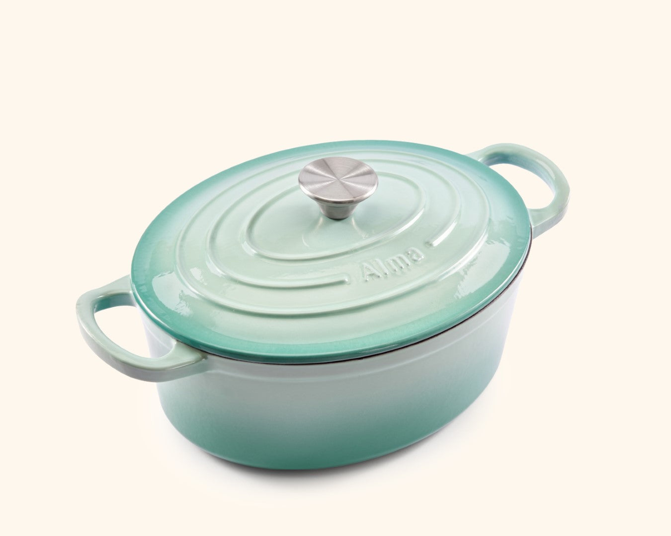 Enameled Oval Dutch Oven (28 cm)